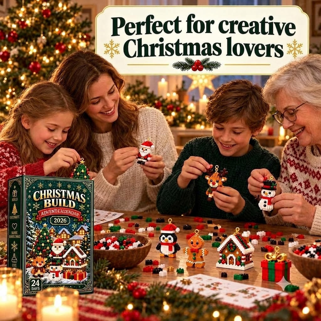Christmas Building Set – Build a New Christmas Figure Every Day Until Christmas Eve