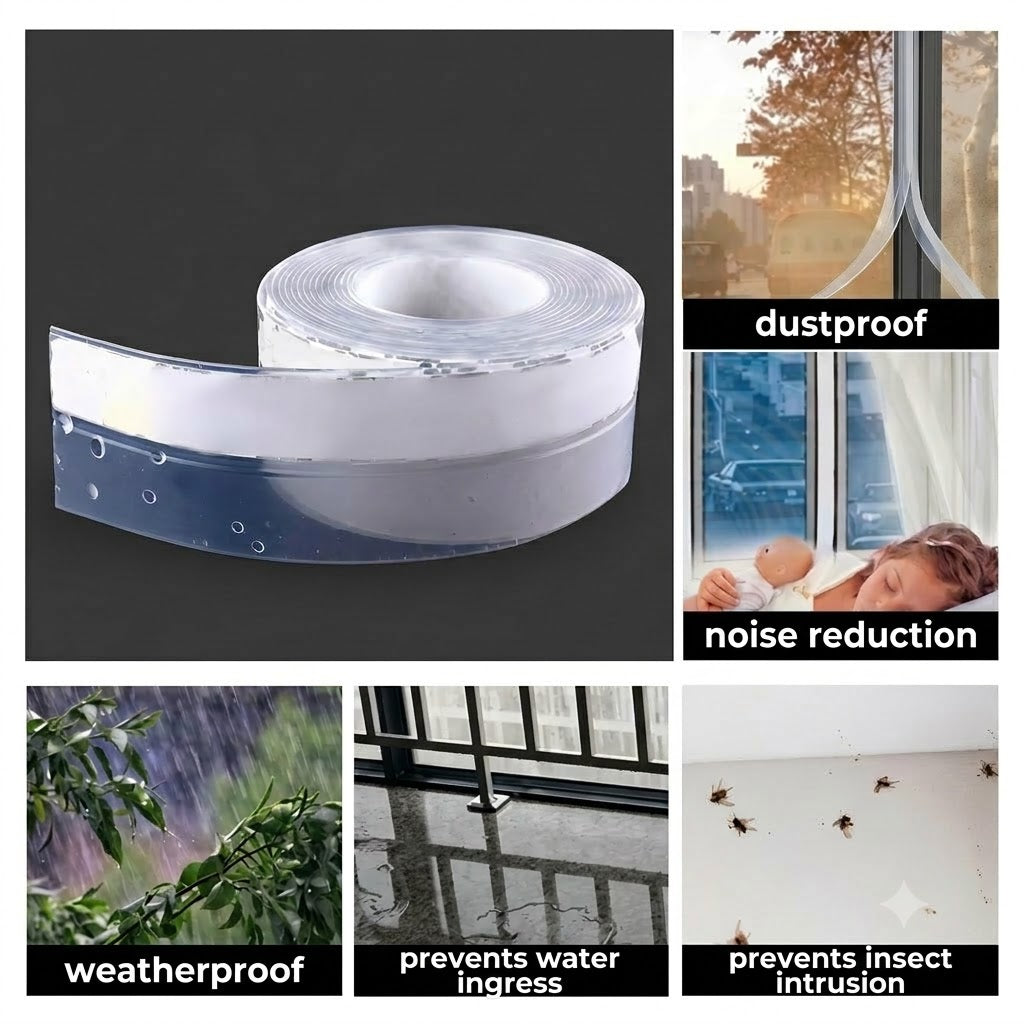 5m Door Weather Stripping Seal Strip – Effective Protection Against Dust, Insects, and Noise