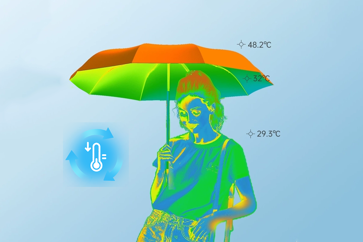 Ultra-light Carbon Umbrella – UV Protection (Black Coating) for Sun and Rain ☂️