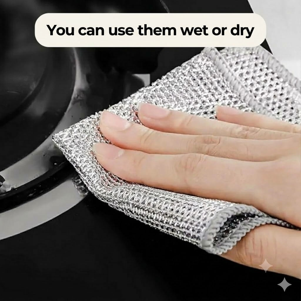 Wire Dishcloth (1 Set of 10 Pieces)