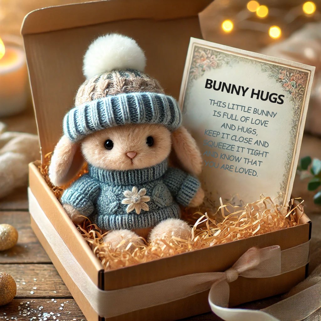 Handmade Mini Bunny Plushies - Cute Easter Gift & Decoration