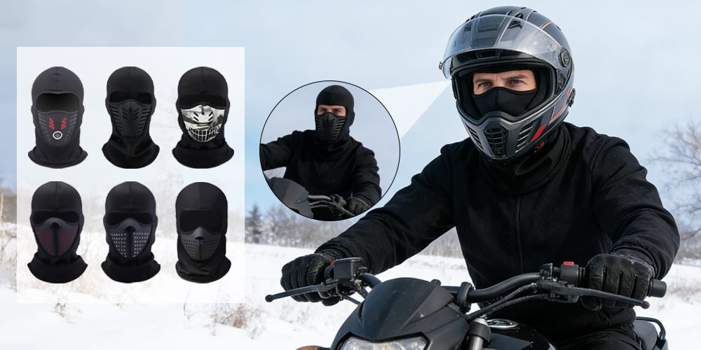 Thermal Balaclava & Ski Mask - Windproof & Water-Resistant (Motorcycle/Skiing)