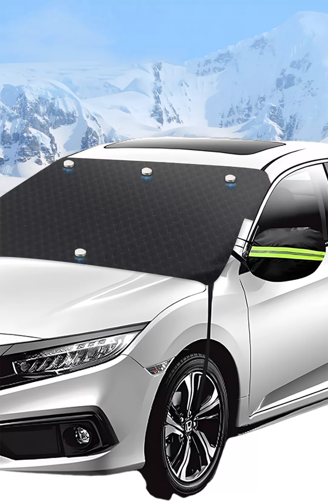 Magnetic Anti-Ice Windshield Cover