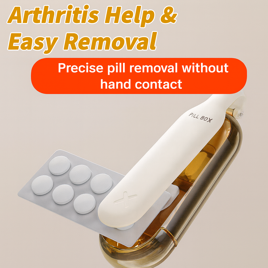 2-in-1 Portable Pill Crusher & Layered Pill Box