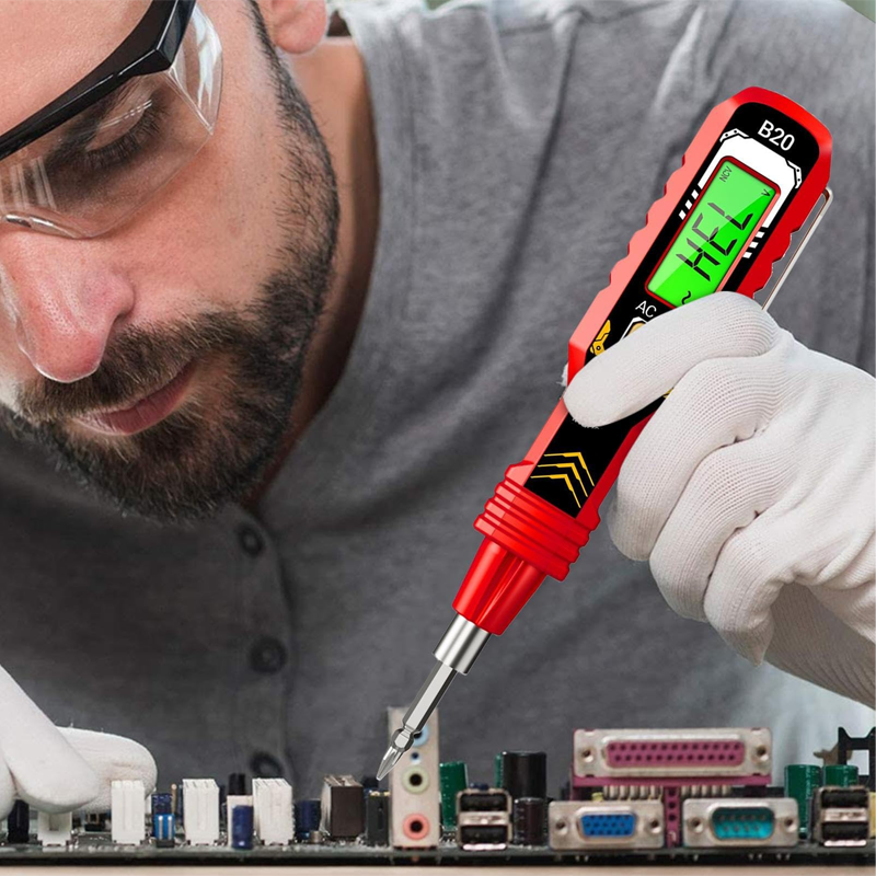 Digital Non-Contact Voltage Tester (LCD Display)