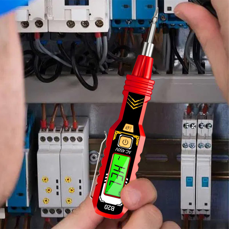 Digital Non-Contact Voltage Tester (LCD Display)