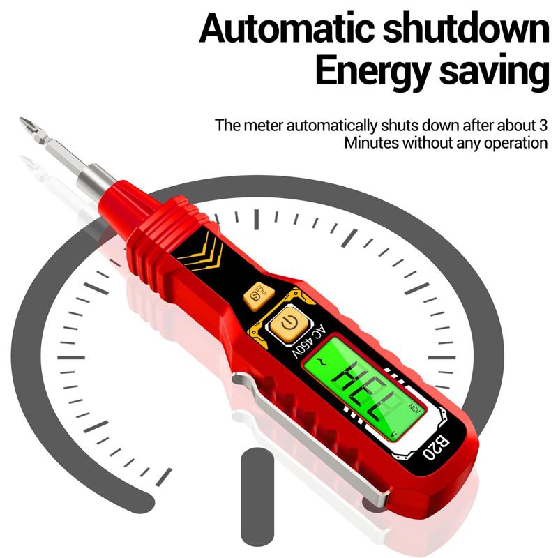 Digital Non-Contact Voltage Tester (LCD Display)