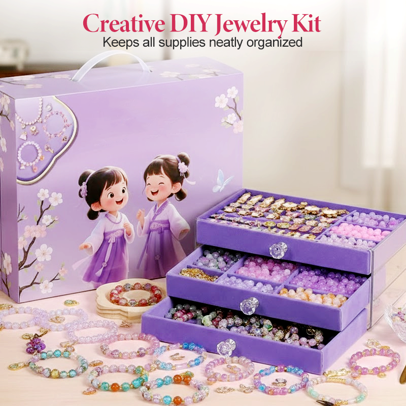 DIY Vintage Jewelry Set for Girls