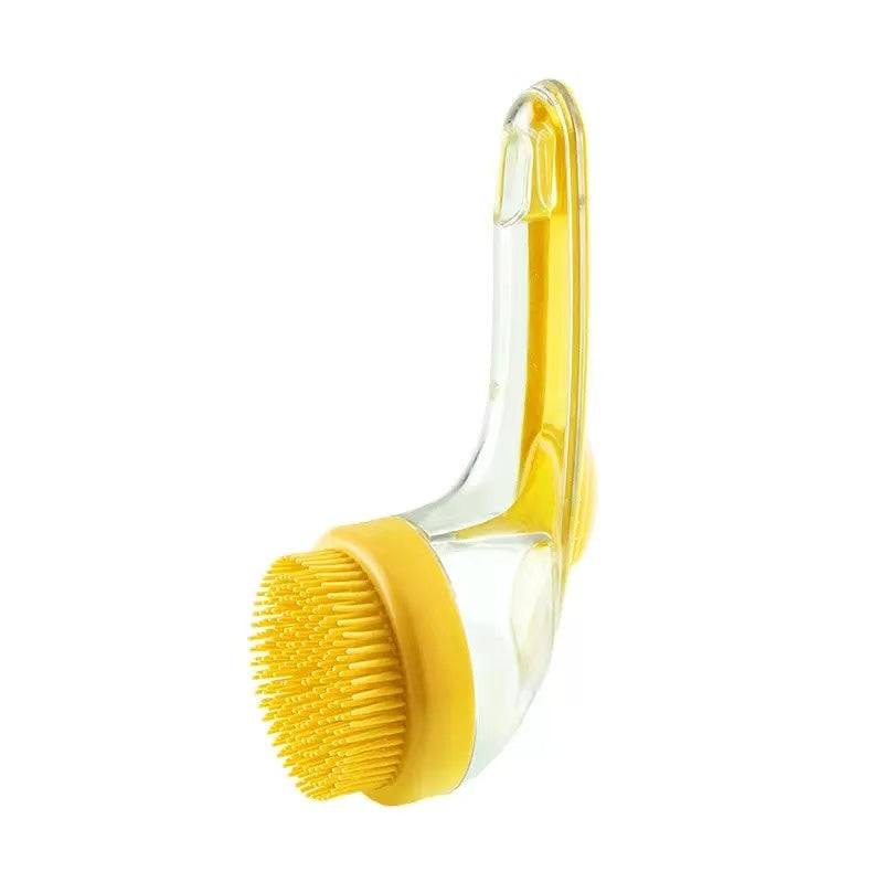 Dog Wash Brush with Shampoo Dispenser