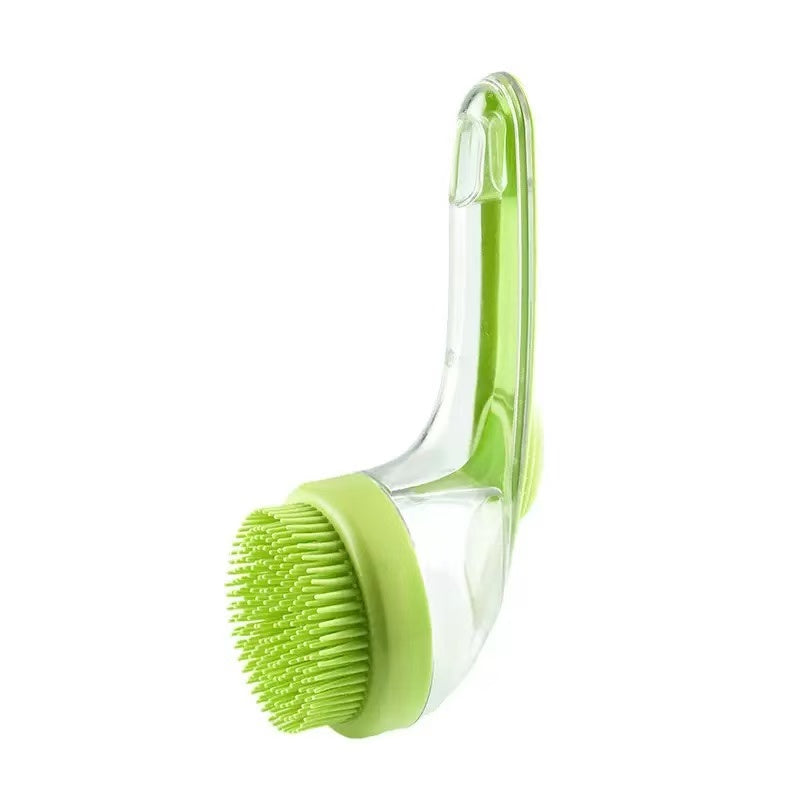 Dog Wash Brush with Shampoo Dispenser