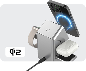3-in-1 Foldable Magnetic Wireless Charging Station