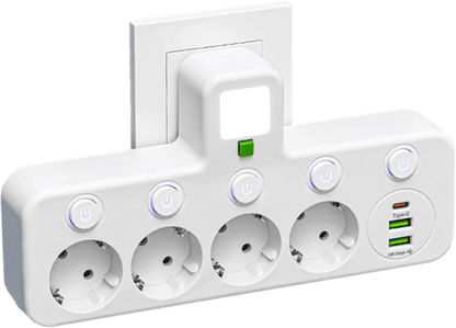 Multi-port EU Socket Adapter