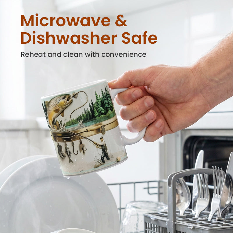 Fisherman Coffee Mug - Funny Gift