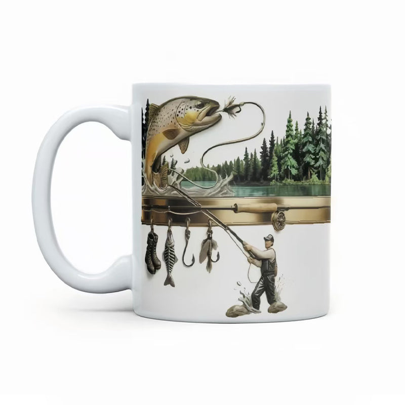 Fisherman Coffee Mug - Funny Gift