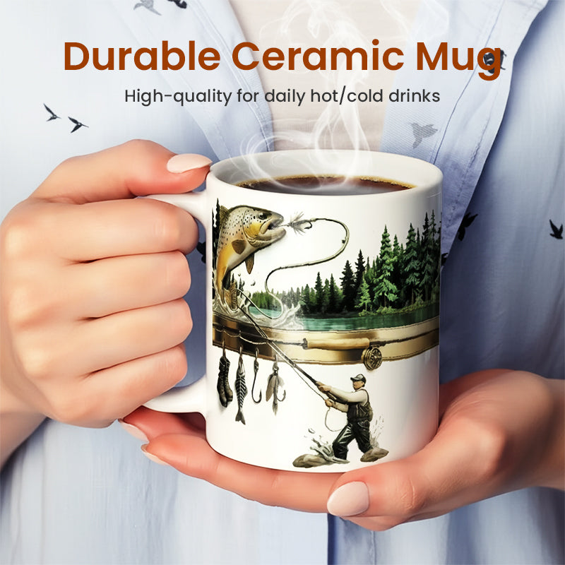 Fisherman Coffee Mug - Funny Gift