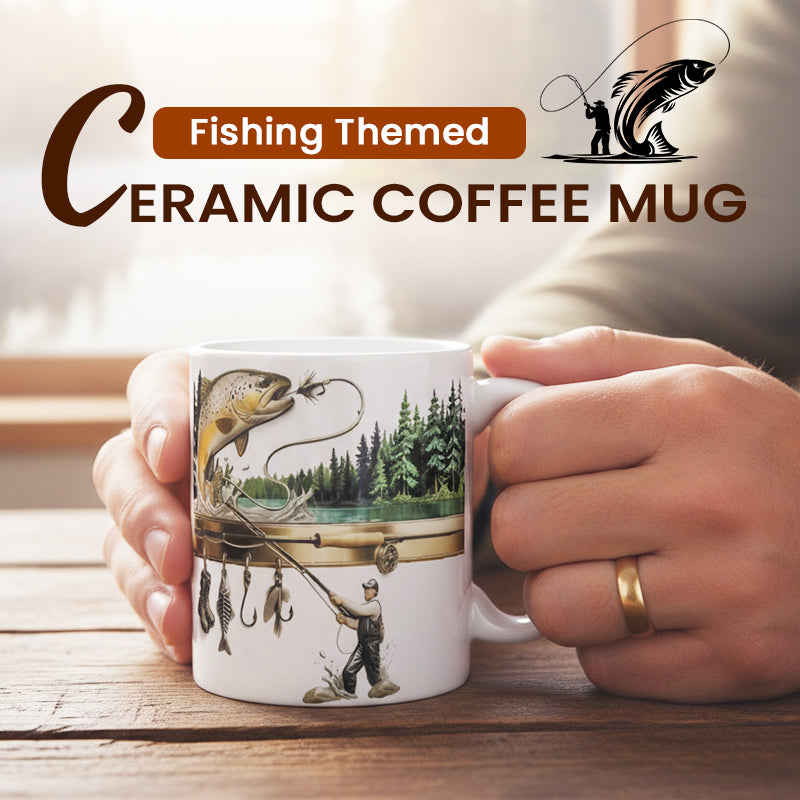 Fisherman Coffee Mug - Funny Gift