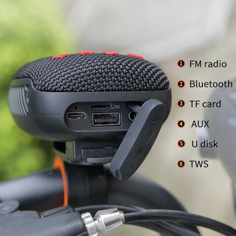Bluetooth Bicycle Speaker – Waterproof Bike Speaker with Sturdy Mount (Shockproof & Hands-free)