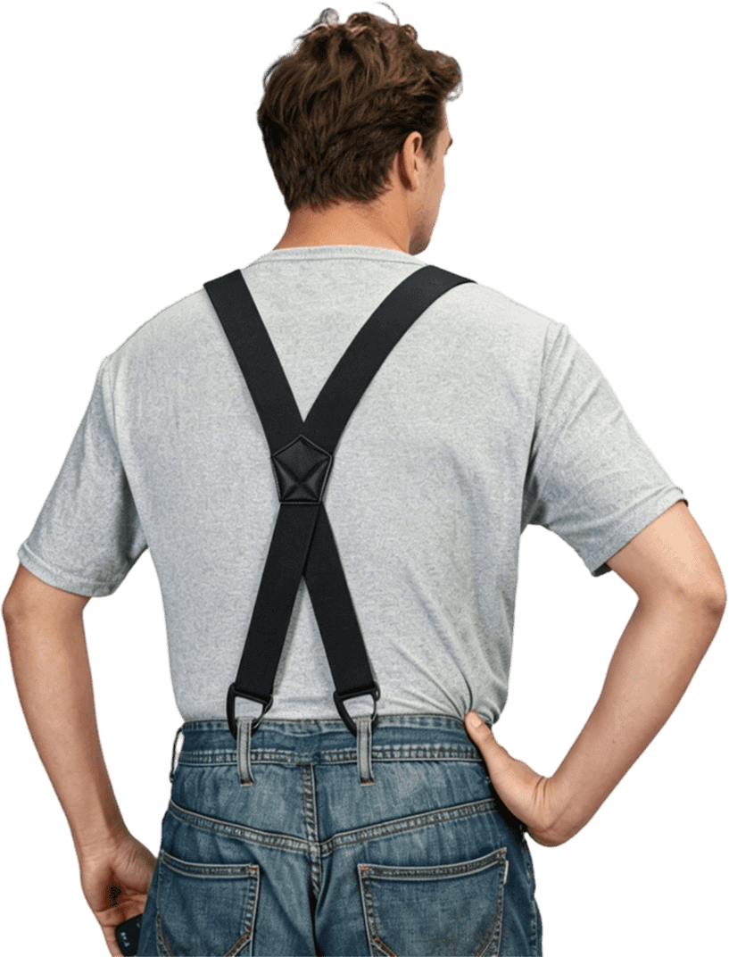 Durable and Adjustable Elastic Suspenders