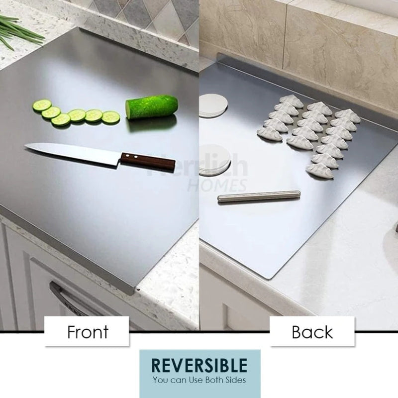 Stainless Steel Cutting Board for the Kitchen Counter