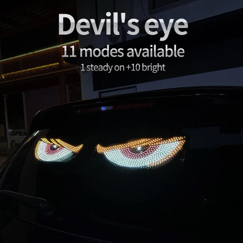 LED Devil Eyes for the Car Windshield