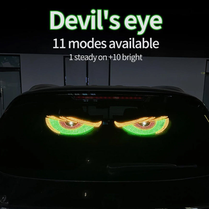 LED Devil Eyes for the Car Windshield