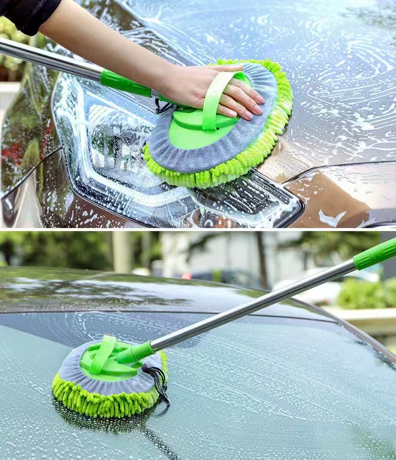 Telescopic car wash mop
