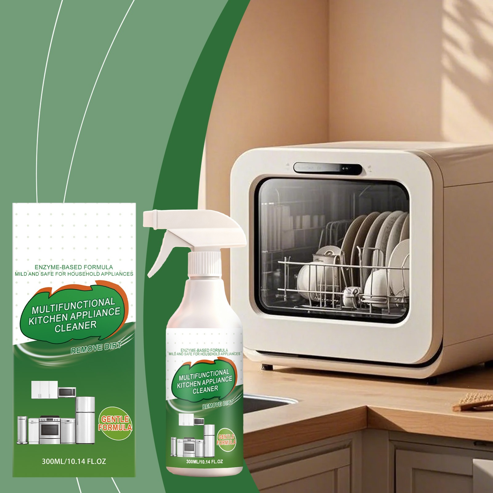Multifunctional Enzymatic Foam Cleaner – Powerful Stain Remover