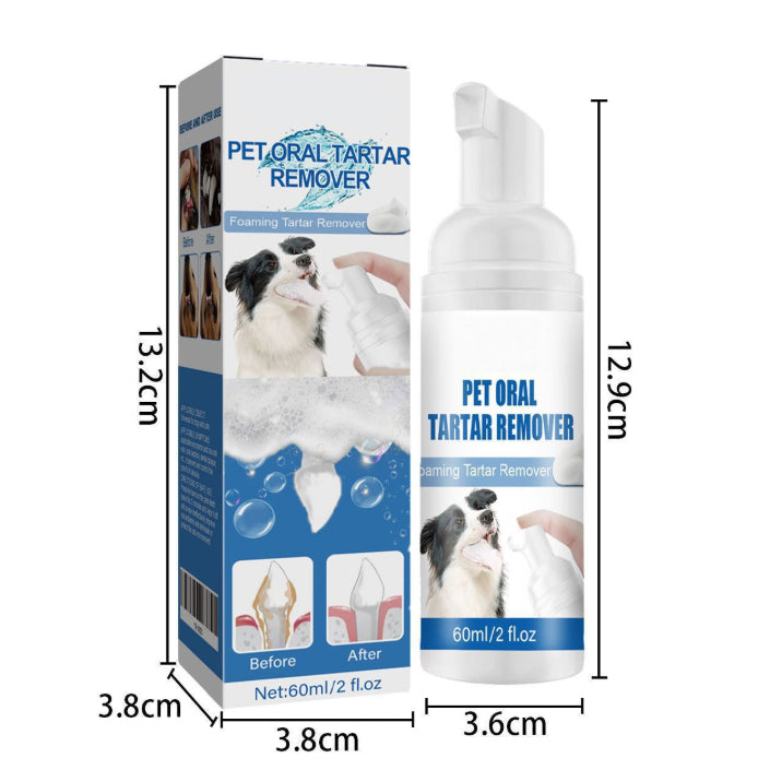 🐶🐱 Tartar Remover Foam for Dogs