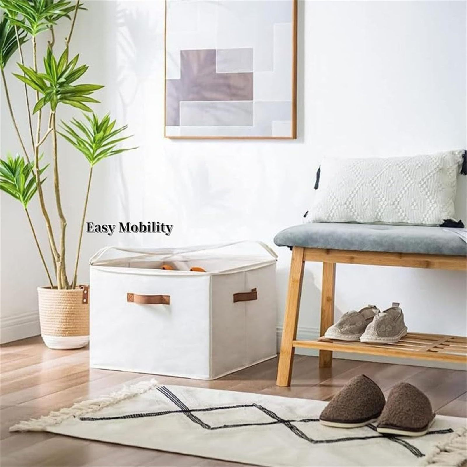 Foldable Fabric Shoes Storage Box