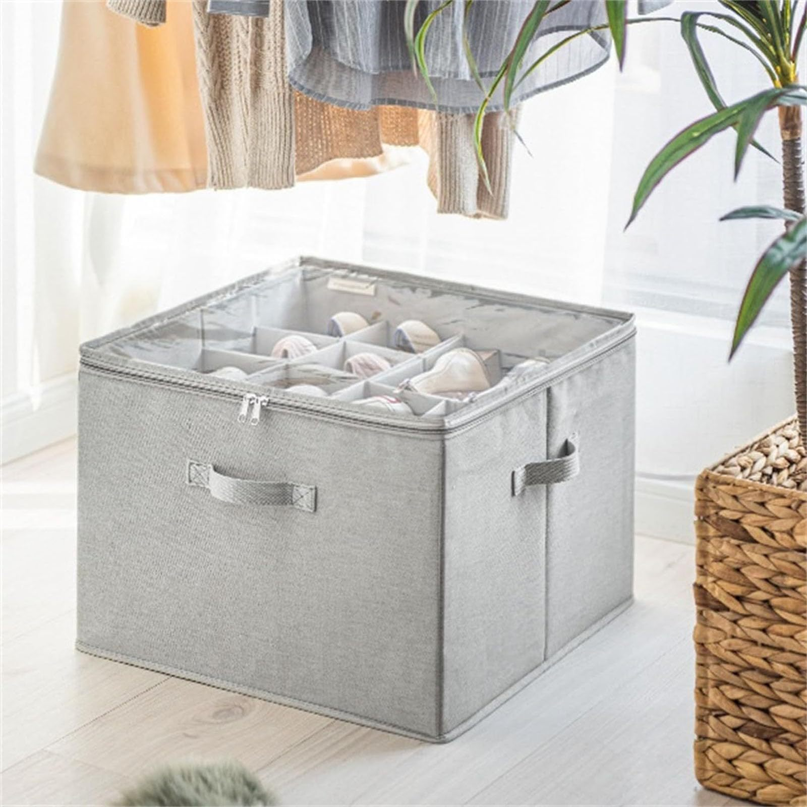 Foldable Fabric Shoes Storage Box