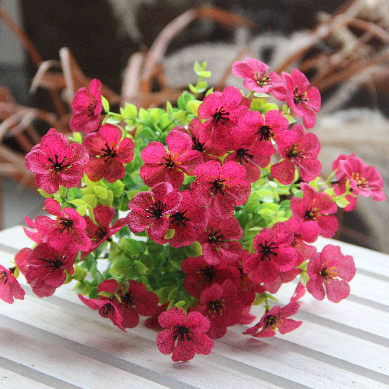 Eternal Bloom – Never-Fading Artificial Wildflowers for Outdoors（1 Set of 4 Pieces）