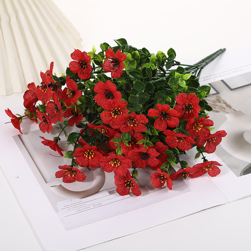 Eternal Bloom – Never-Fading Artificial Wildflowers for Outdoors（1 Set of 4 Pieces）