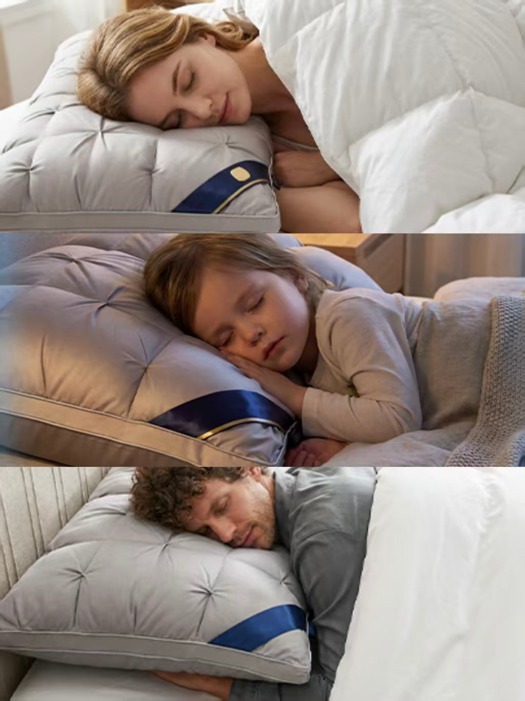 Ergonomic Neck Pillow – Breathable, Soft & with 3D Stitching Technology (1 Piece)