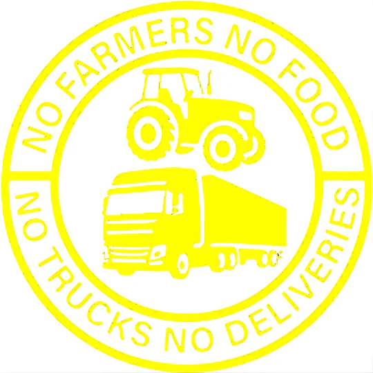 "No Farmers, No Food" Vinyl Stickers: Buy 2 Get 2 FREE!