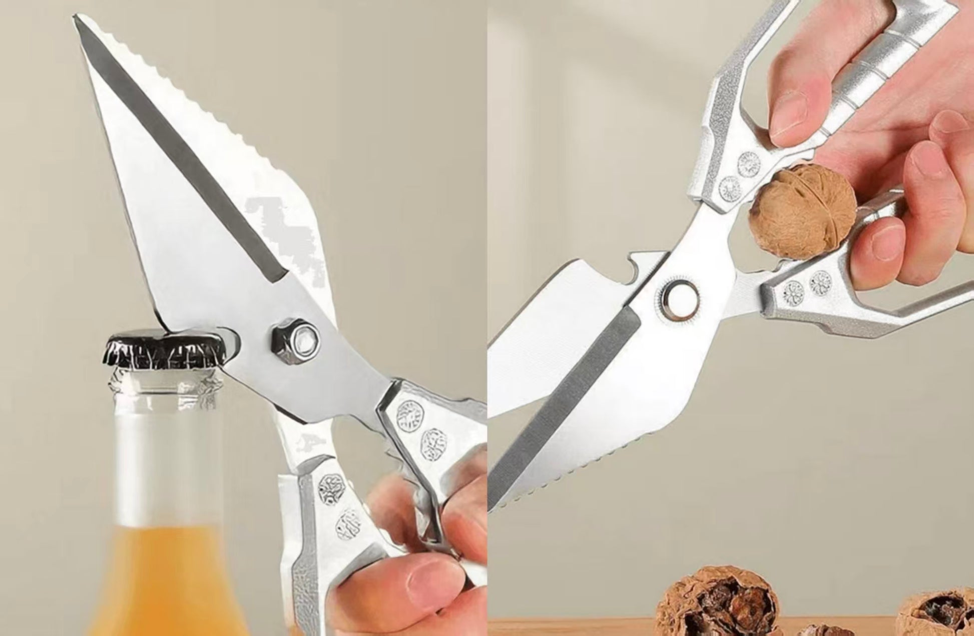 Heavy-Duty Multifunctional Kitchen Poultry Shears – Robust Kitchen Scissors for Meat and Bones