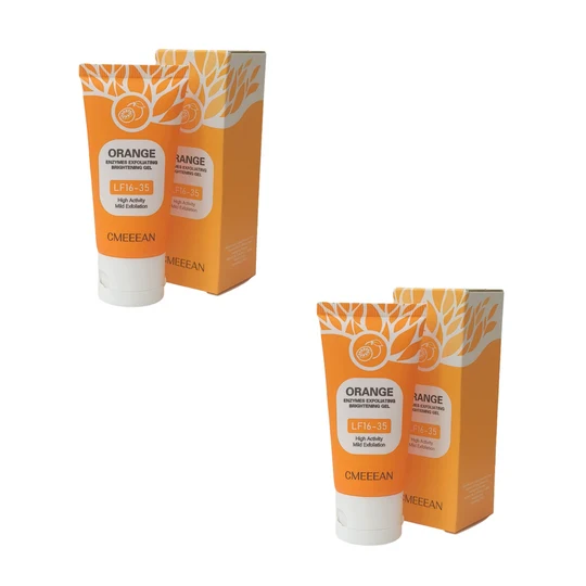 🍊 Limited Time Offer: Buy 1 Get 1 Free! Orange Exfoliating Gel – Gently Removes Dead Skin Cells ✨