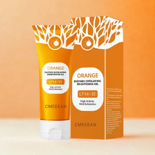 🍊 Limited Time Offer: Buy 1 Get 1 Free! Orange Exfoliating Gel – Gently Removes Dead Skin Cells ✨
