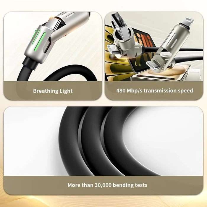 4-in-1 Fast Charging USB Cable
