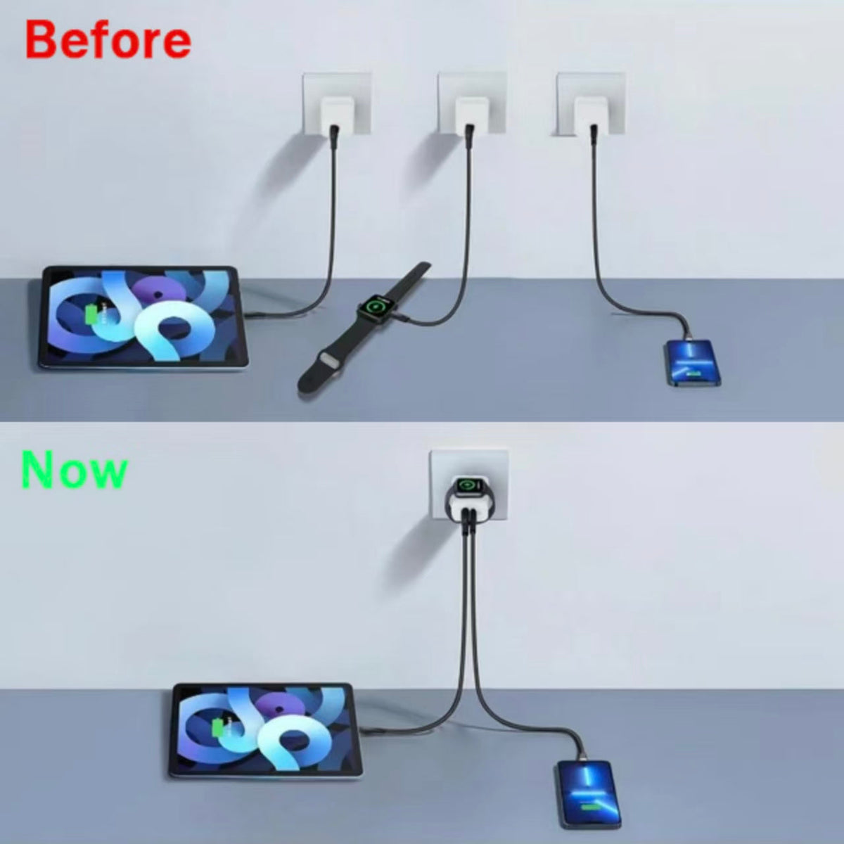 3-in-1 Wall Charger