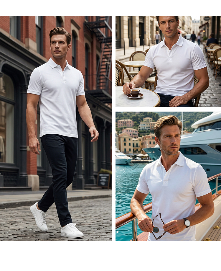Men's Short-Sleeve Polo Shirt – Sport & Slim Fit
