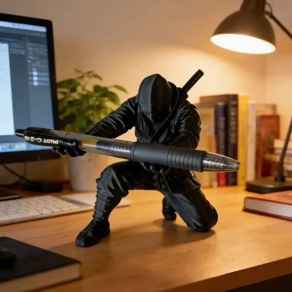 Ninja Desk Pen Holder