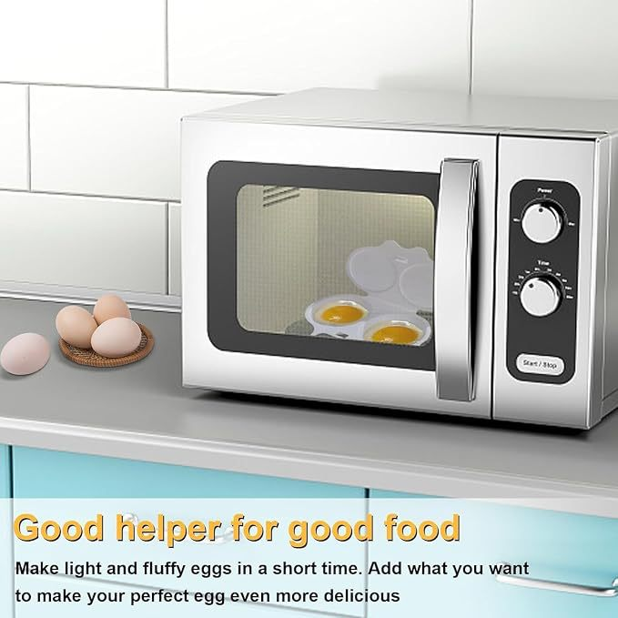 Microwave Egg Cooker with Splash-Proof Lid