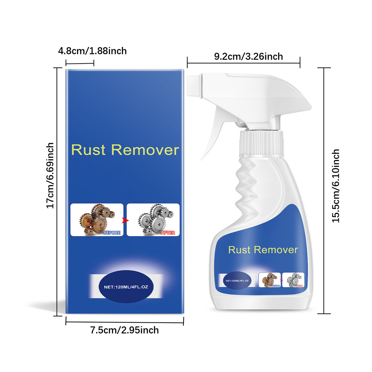 Effective Rust Remover – Metal Cleaner & Degreaser
