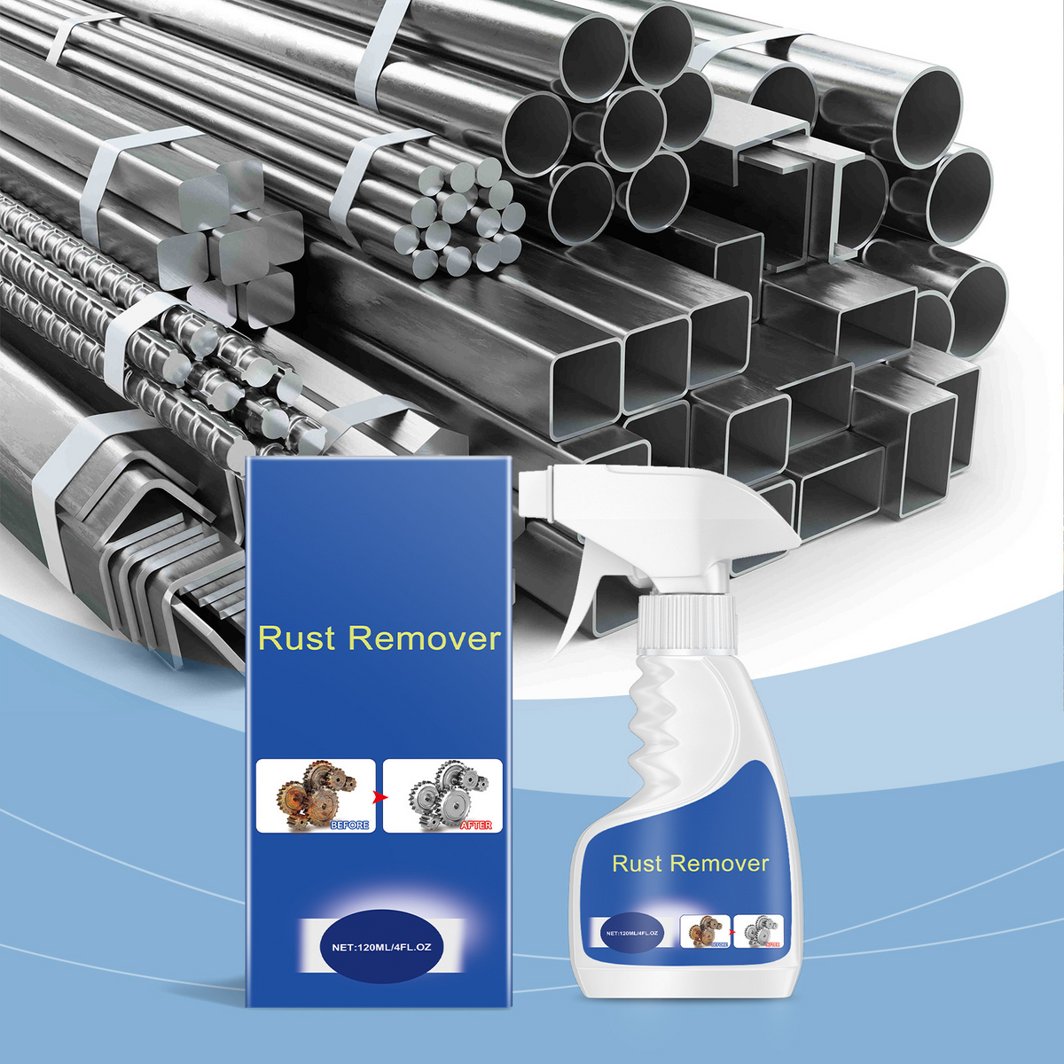 Effective Rust Remover – Metal Cleaner & Degreaser