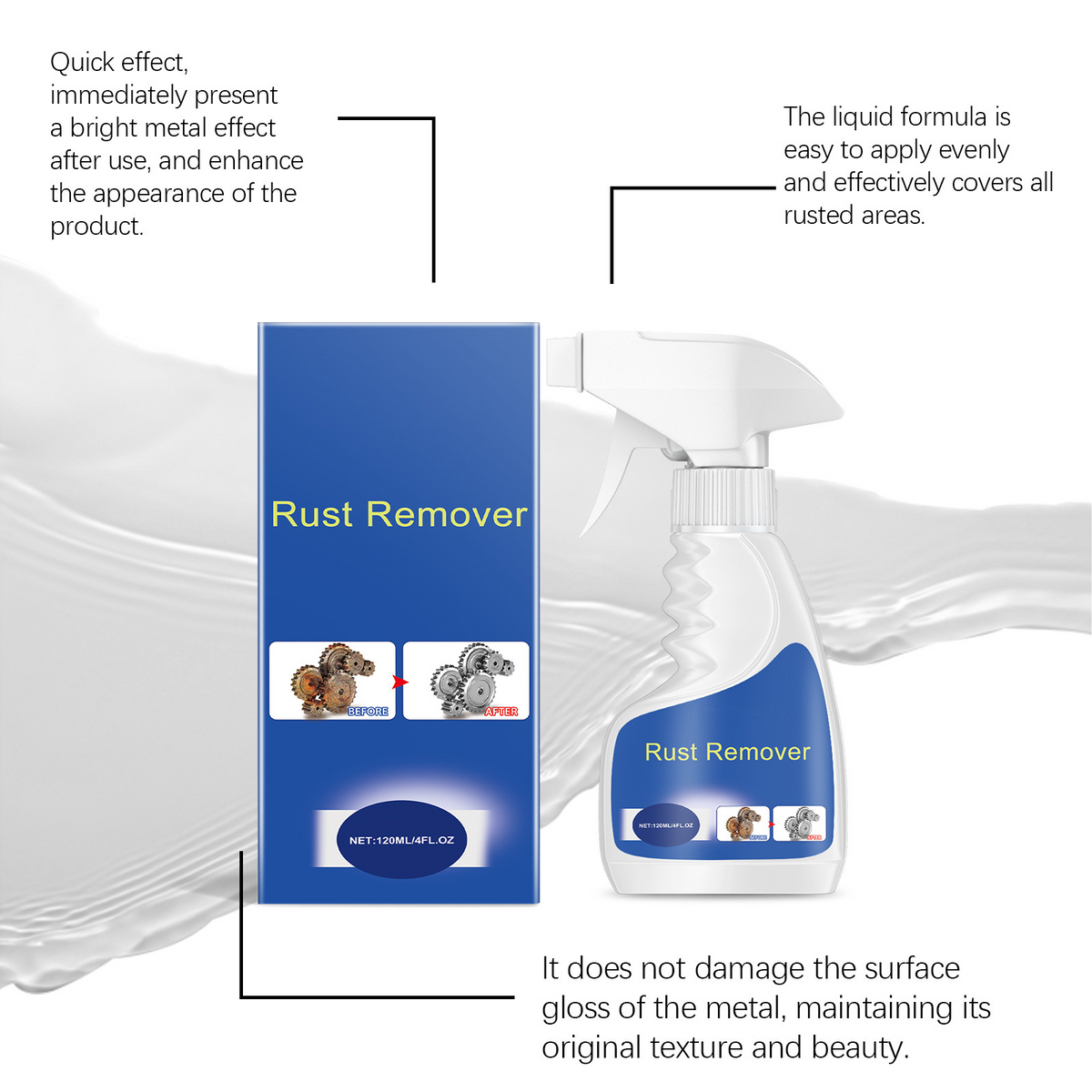 Effective Rust Remover – Metal Cleaner & Degreaser