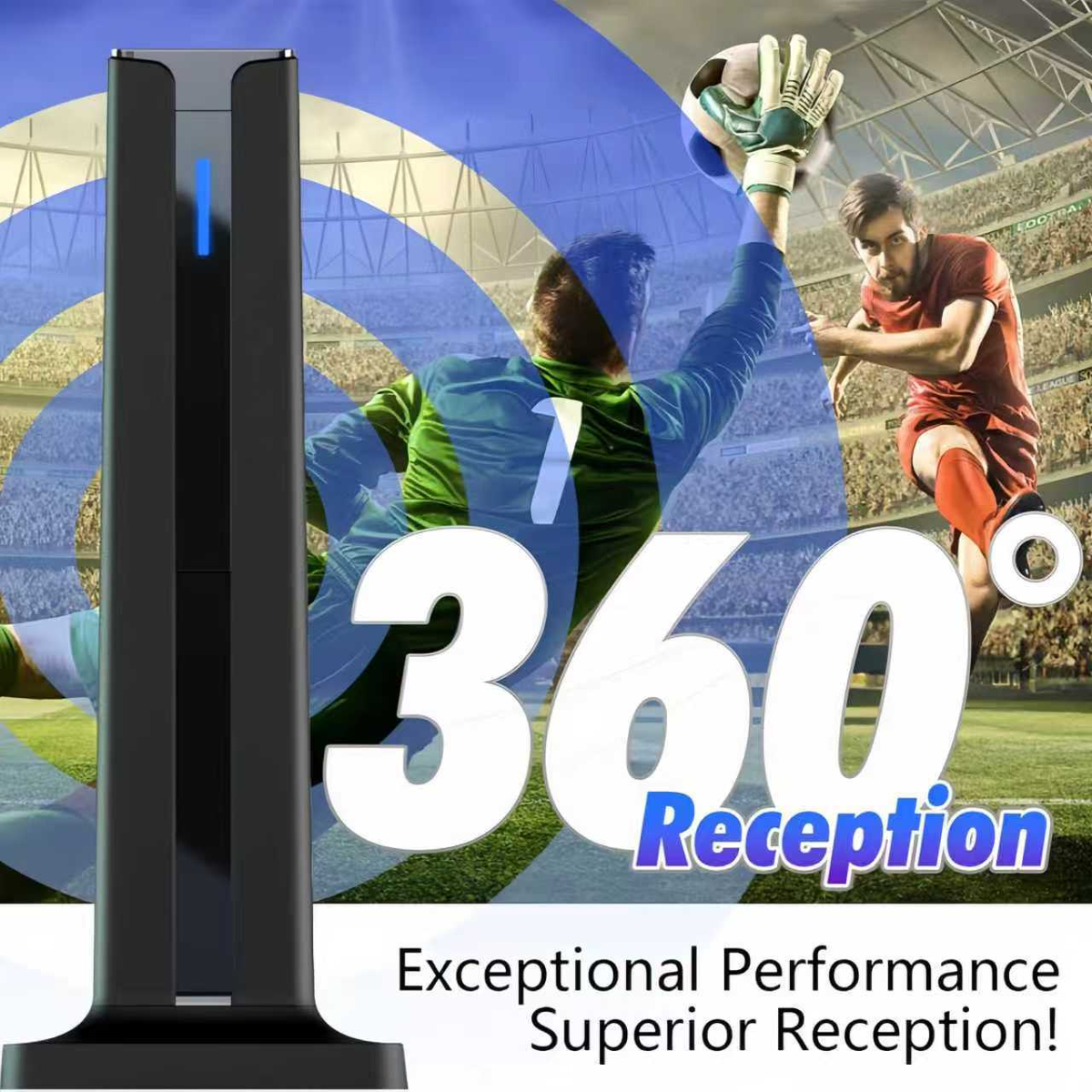 4K / 1080P Indoor HD TV Antenna