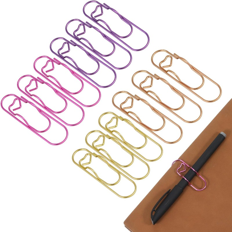 Heart-shaped paper clip – Holds a pen