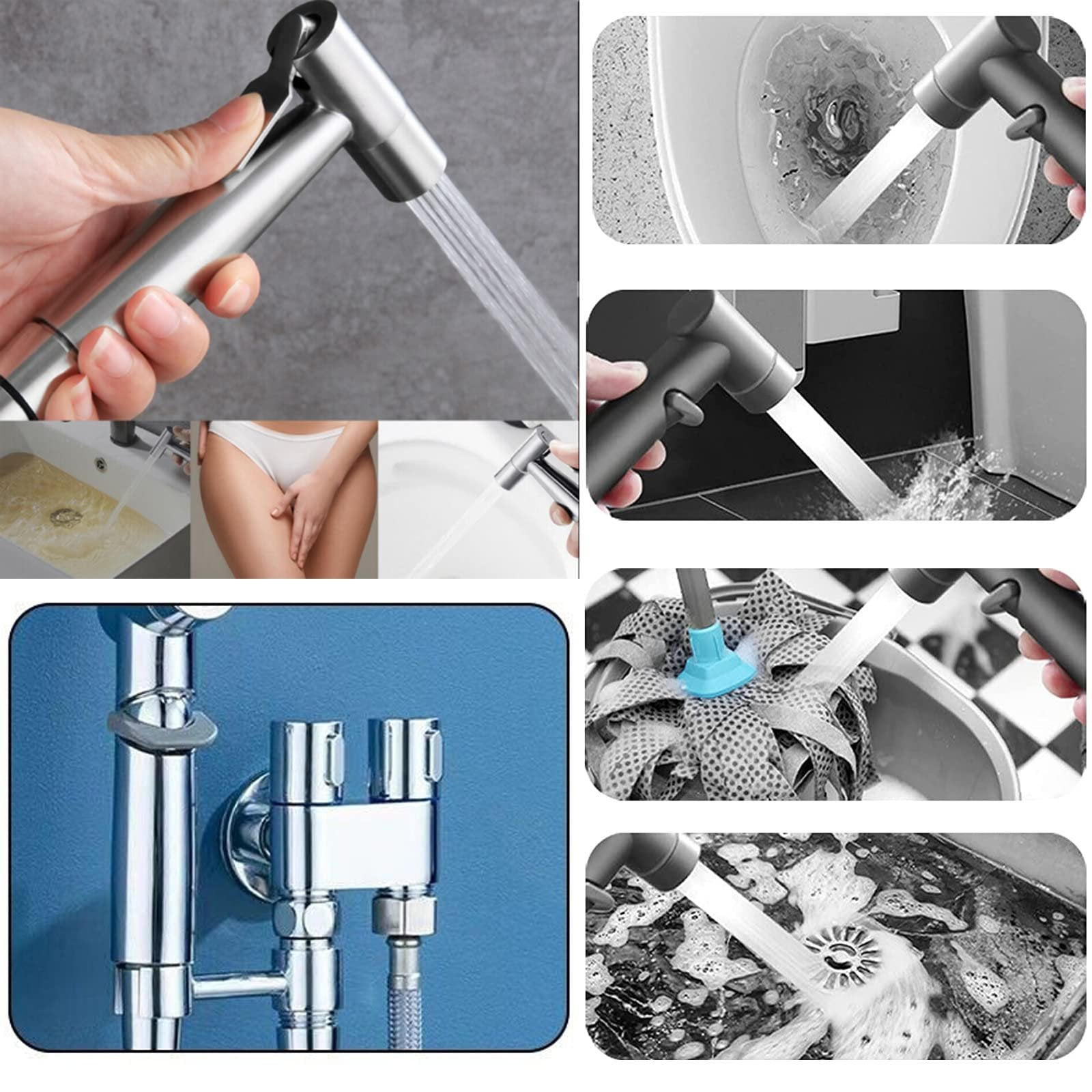 Luxury Handheld Bidet Sprayer Set for Toilet