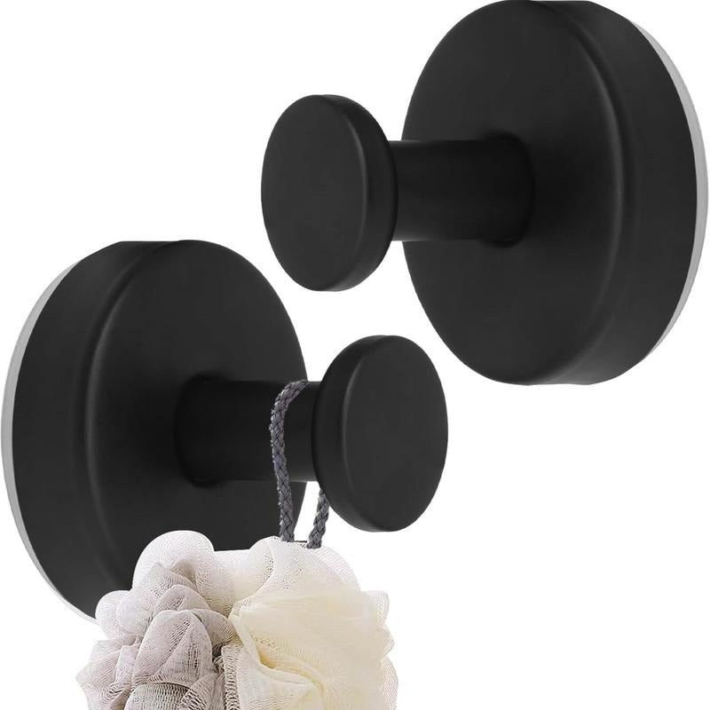 Modern Bathroom Towel Hooks – TwistLock Suction Cup System – Removable & Reusable – No Damage