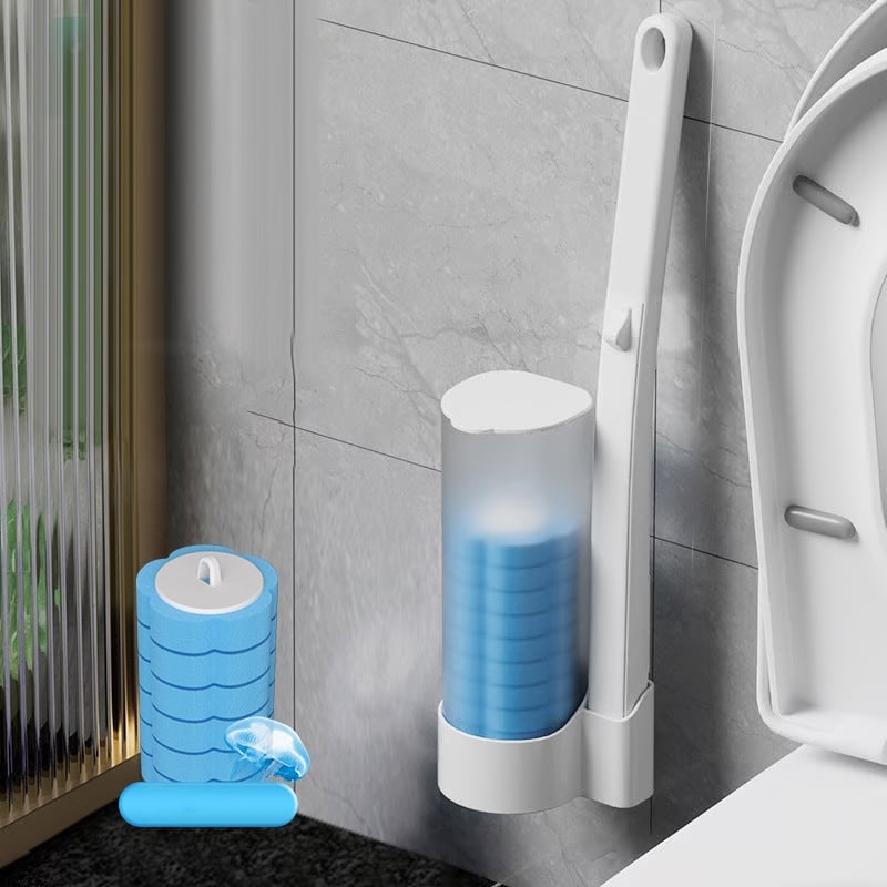 Hygienic Disposable Toilet Brush Set (incl. 6-36 Scented Refills)